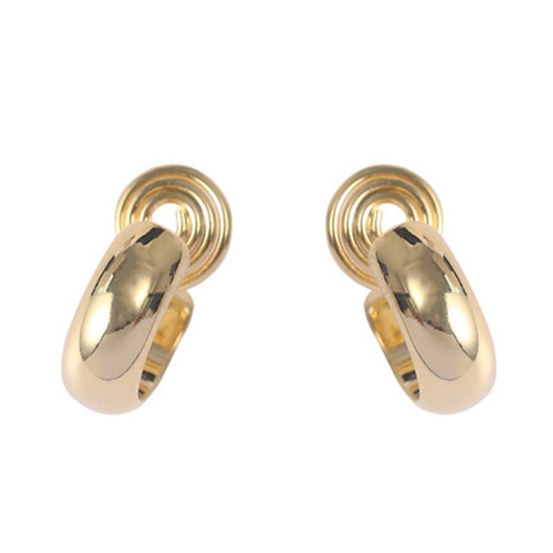 True Glam - Legering Open Hoop Oorbel