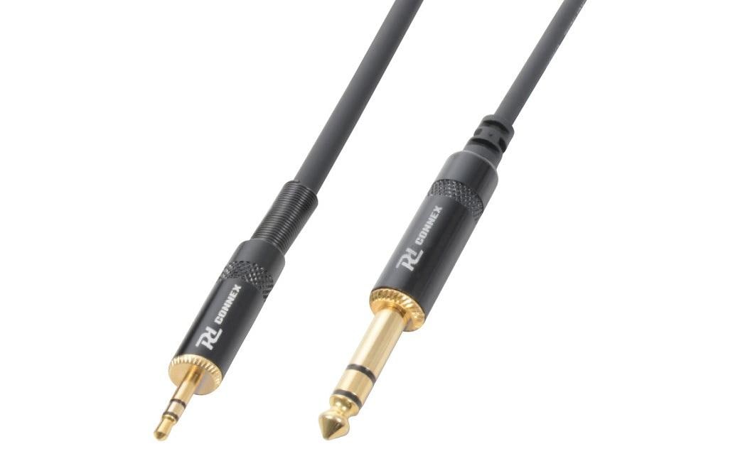 CX82-3 Klinke 3.5 mm, male - Klinke 6.3 mm, male 3 mAudiokabel 3.5 Klinke - 6.3 Klinke