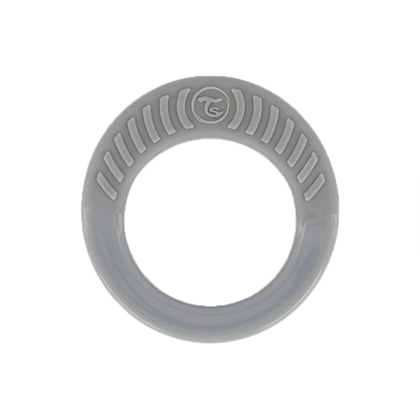 Anneau de dentition 2 mois + - Gris Pastel - Ecru