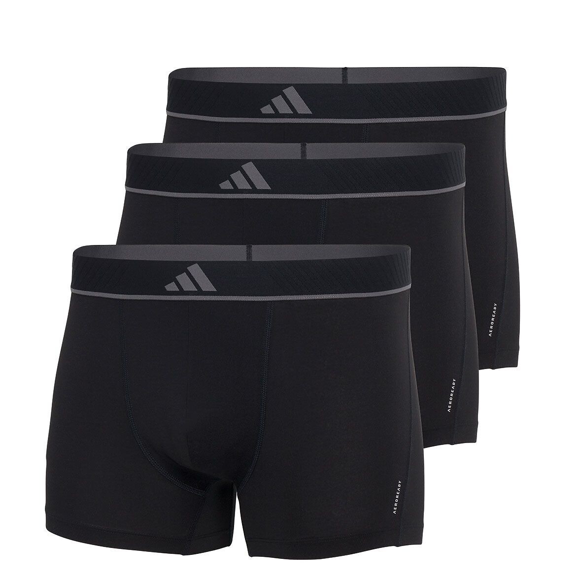 ADIDAS ROUPAS ESPORTIVAS<br>Conjunto de 3 cuecas boxer lisas Active Micro Flex Eco