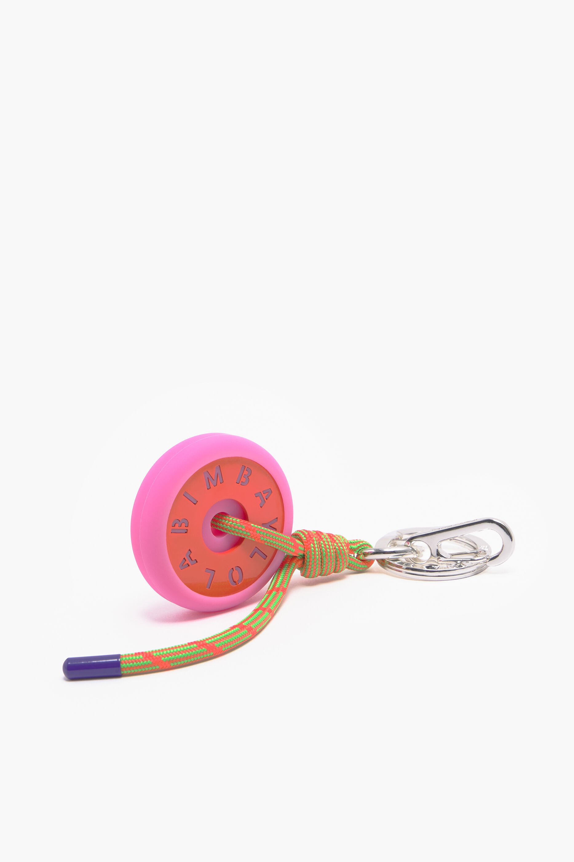 Chaveiro de silicone com logotipo laranja