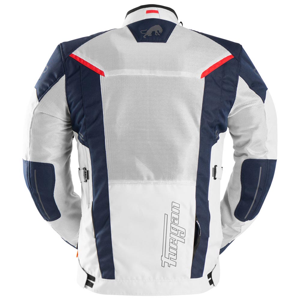 Furygan - Veste Brooks Vented+ Bleu / Gris Clair / Rouge