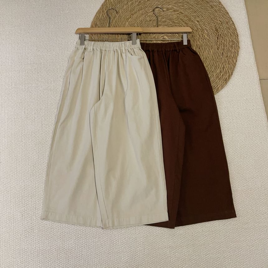 Kawaii Fairyland - Effen culottes met elastische taille