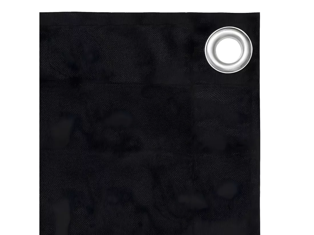 Écran de balcon Noir 120x300 cm Tissu Oxford