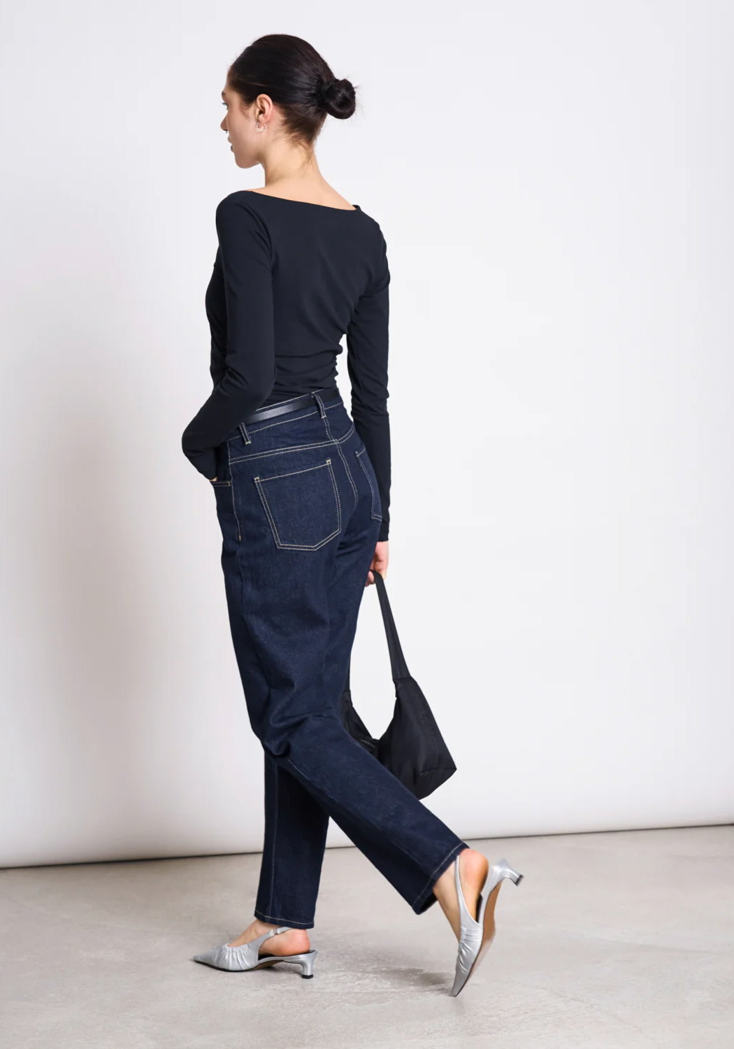 Jan 'n June Gürtel NYBY Thin Belt Black/Silver