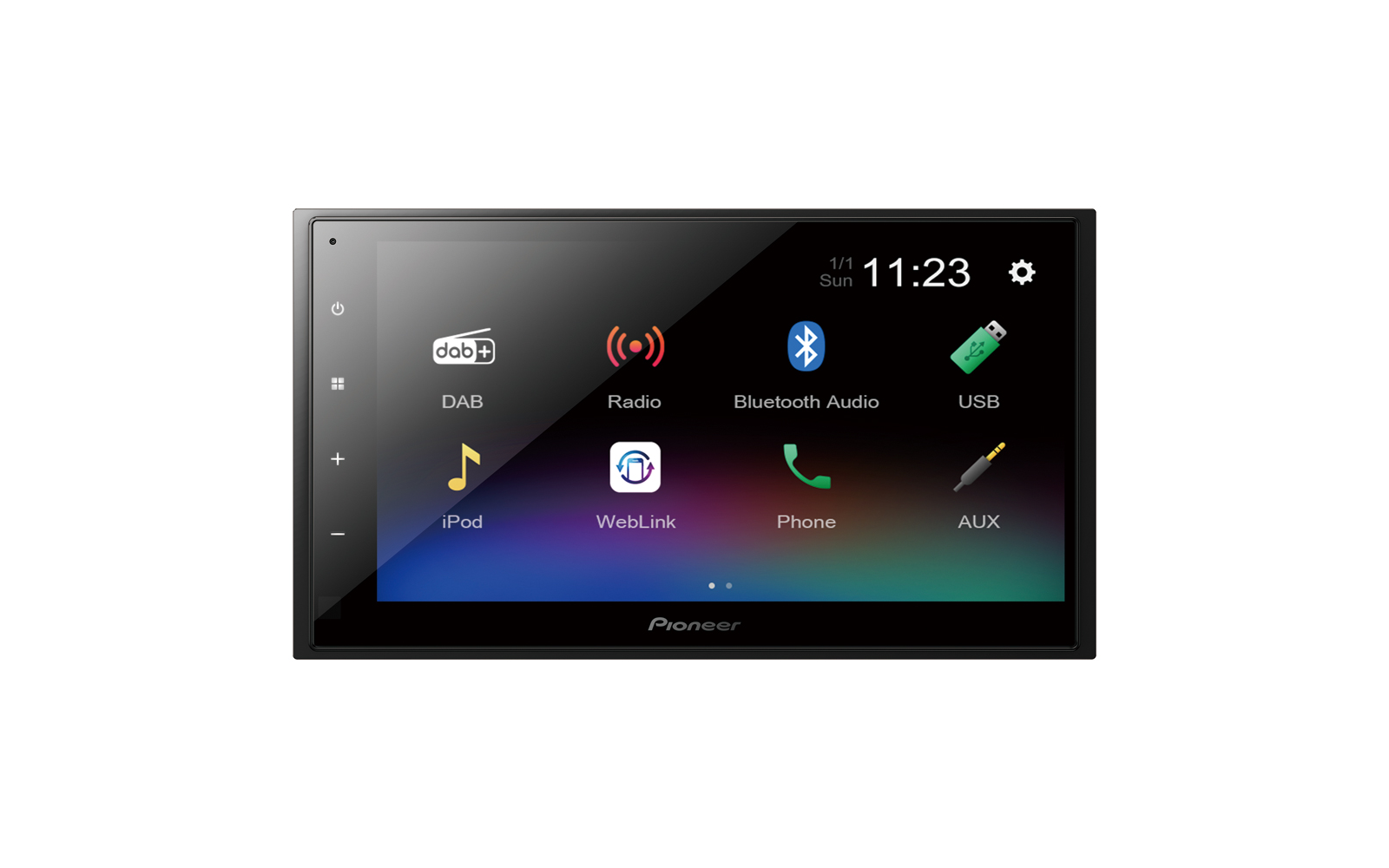 Pioneer 6,8- Mediacenter mit DAB und Weblink 2.0