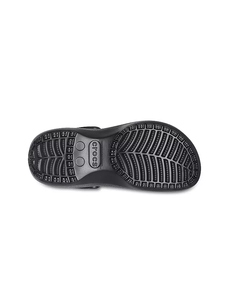 CROCS Pantoletten CLASSIC PLATFORM CLOG schwarz