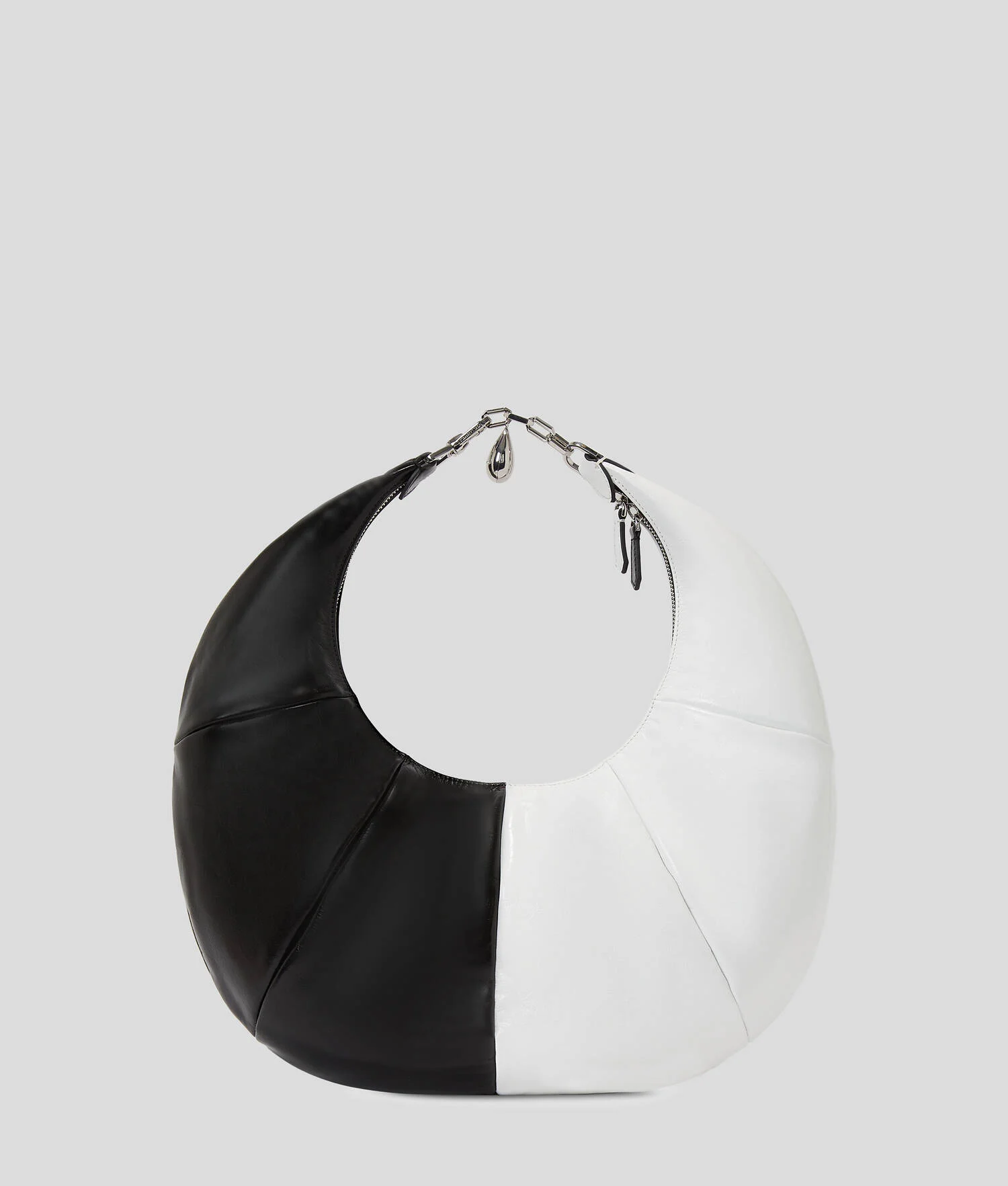 GRAND SAC PORTÉ ÉPAULE KL X JOANN - Blanc/Noir
