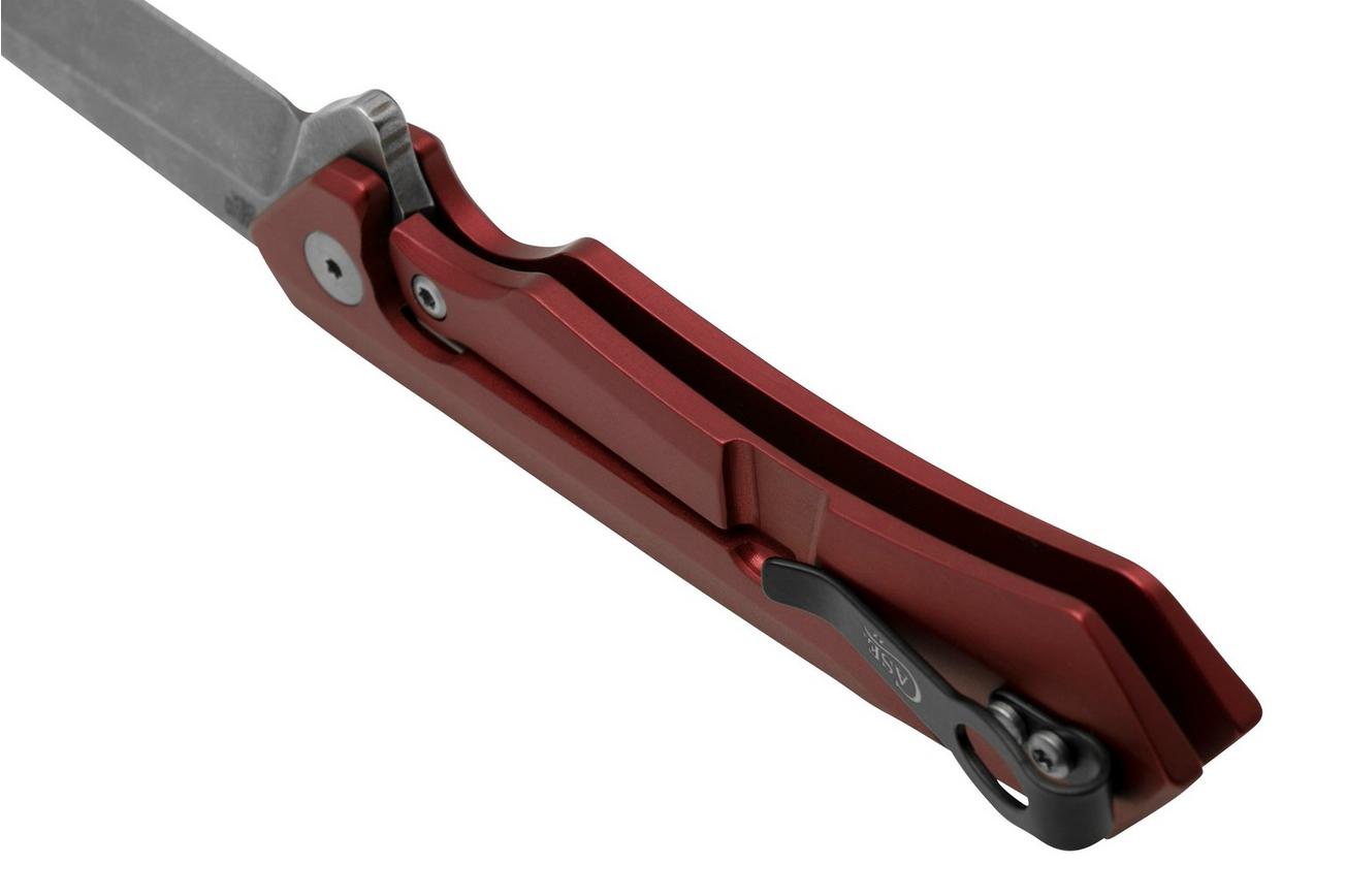 Case Kinzua Spearpoint, Red Anodized Aluminum, S35VN, 64661 zakmes