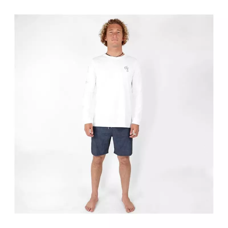 Tee shirt SOORUZ LS Bio Anchor White