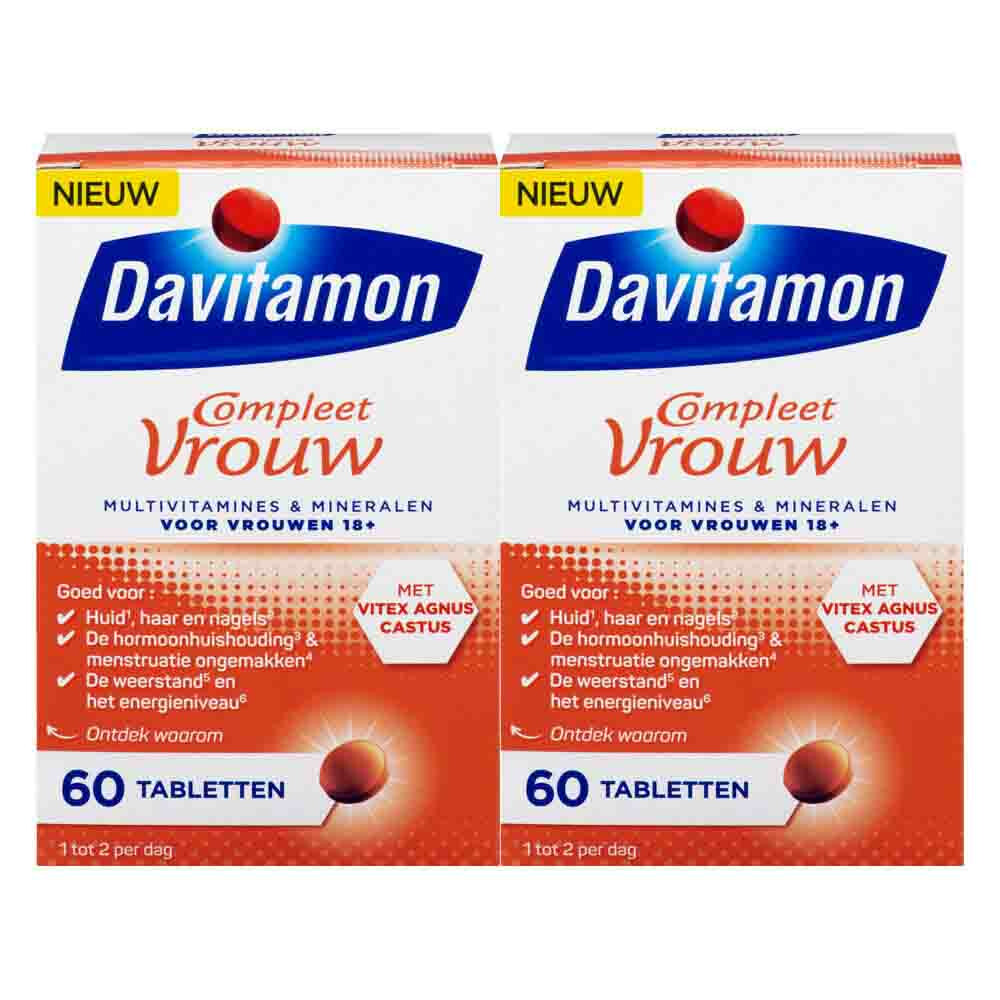 2x Davitamon Compleet Vrouw60 capsules