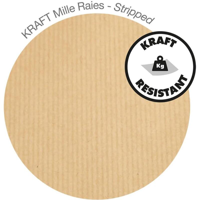 Paquet de 50 Pochettes Kraft Milleraies Brun C4-229x324 mm - Auto-Adhésives - 90g/m2 - Brun