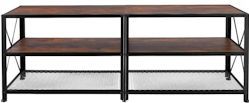 Tectake -  TV-meubel – Chicago - Industrieel Donkerbruin – 404541