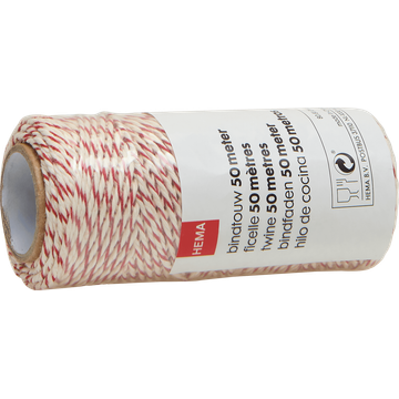 HEMA Bindtouw Rood-Wit