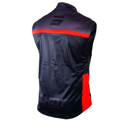 Veste enduro Shot BODYWARMER LITE 2.0 - BLACK RED 2022 - Noir / Rouge