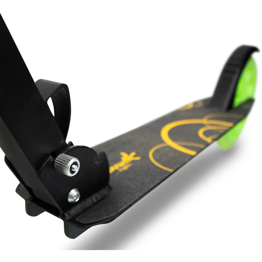 muuwmi Lights Aluminium Scooter GLOW 200 mm, mit Leuchtrollen und Glow-Effekt