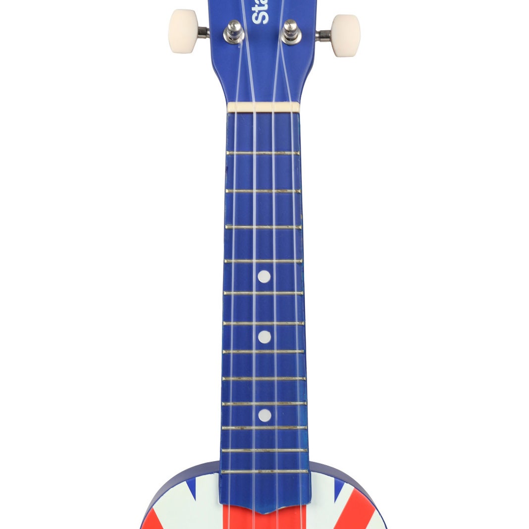 Stagg US UK-Flag sopraan ukelele met gigbag