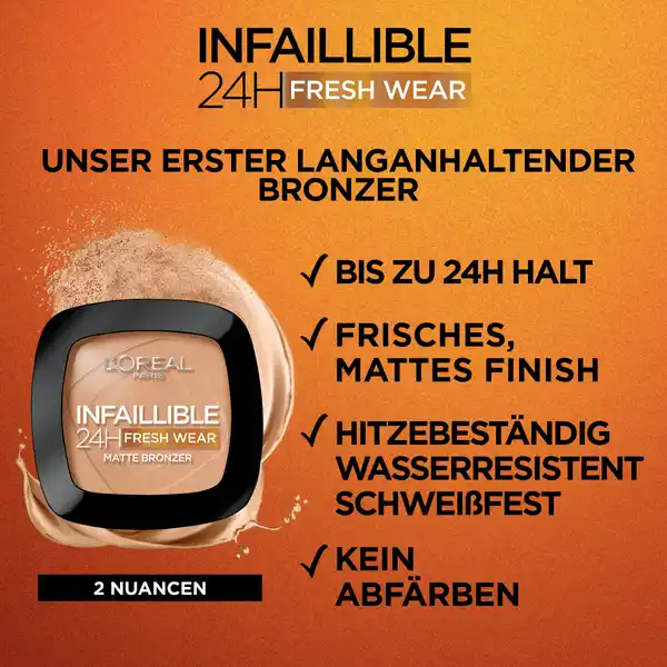 Infaillible 24h Fresh Wear Soft Matte Bronzer 350 Medium