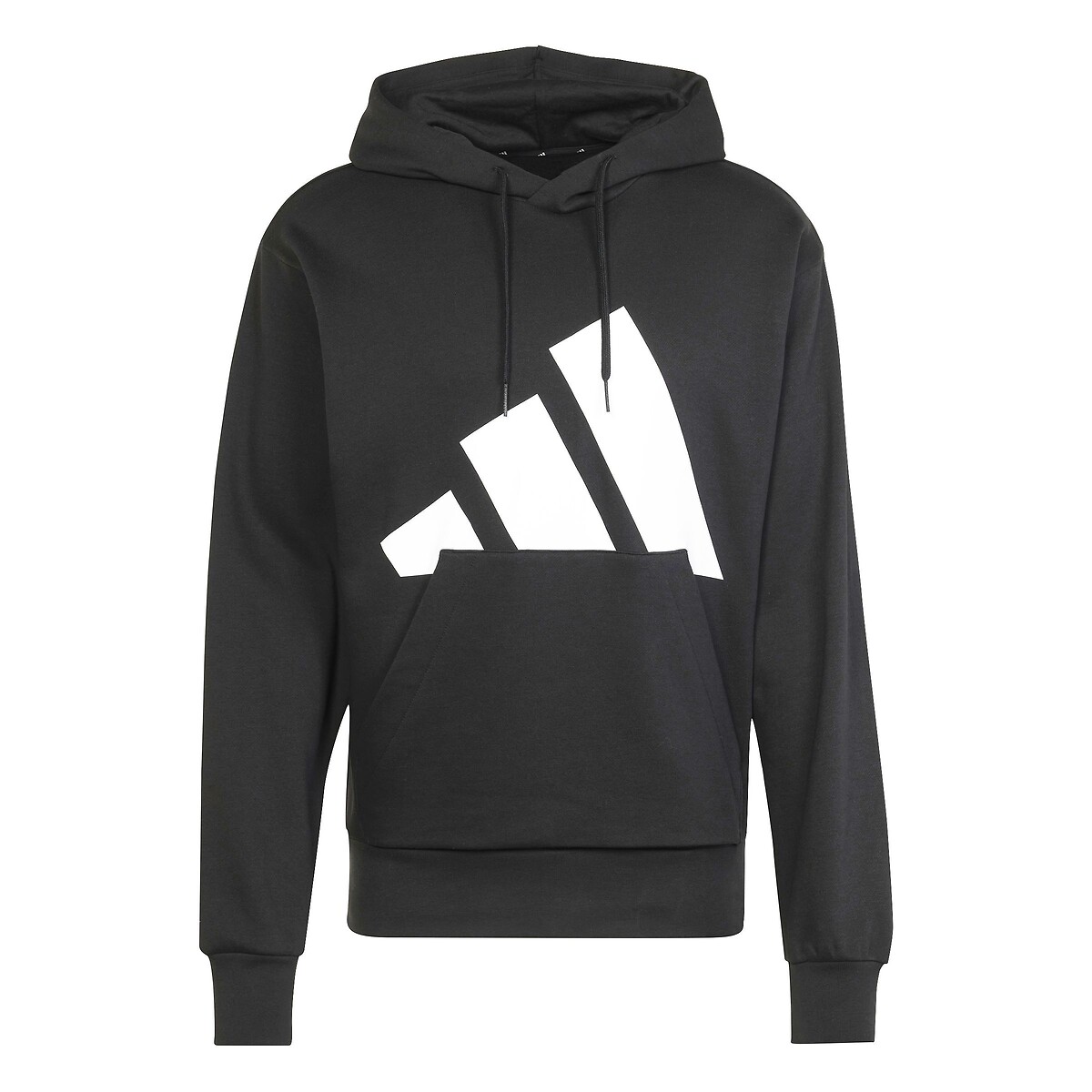 ROUPAS ESPORTIVAS ADIDAS<br>Moletom com capuz em feltro da Essentiel com logotipo grande