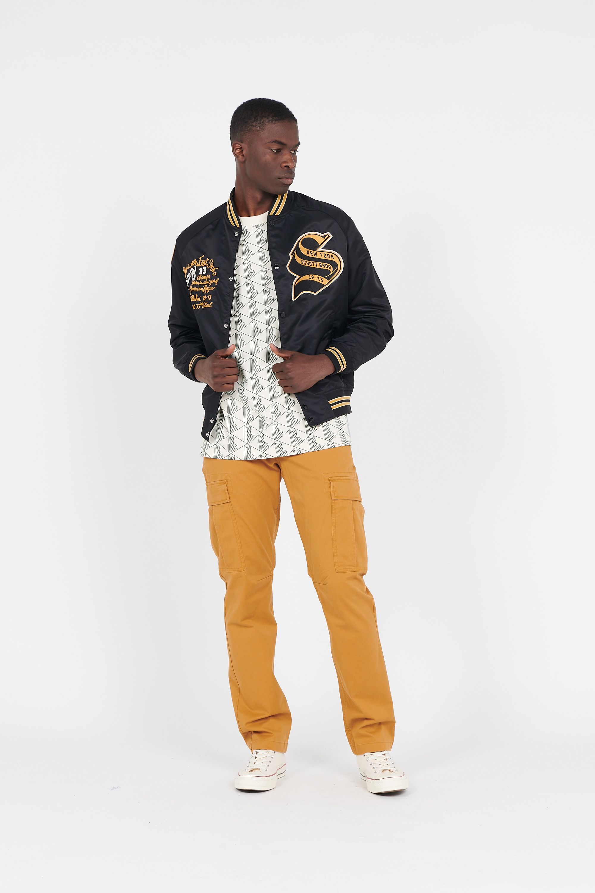 SCHOTT Bomber PRINCETON2 Noir