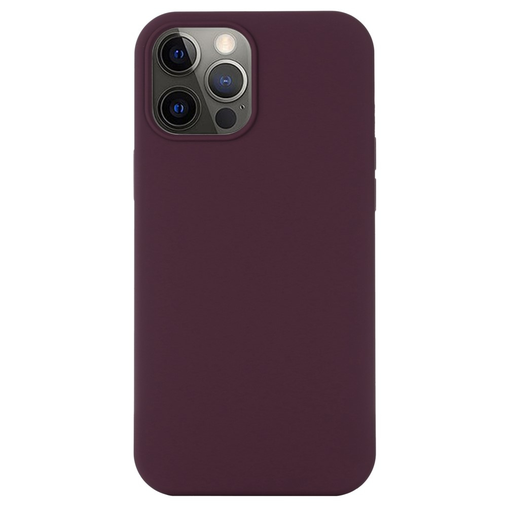 iPhone 15 Pro Max MagSafe Silikon Case Hülle - Weinrot
