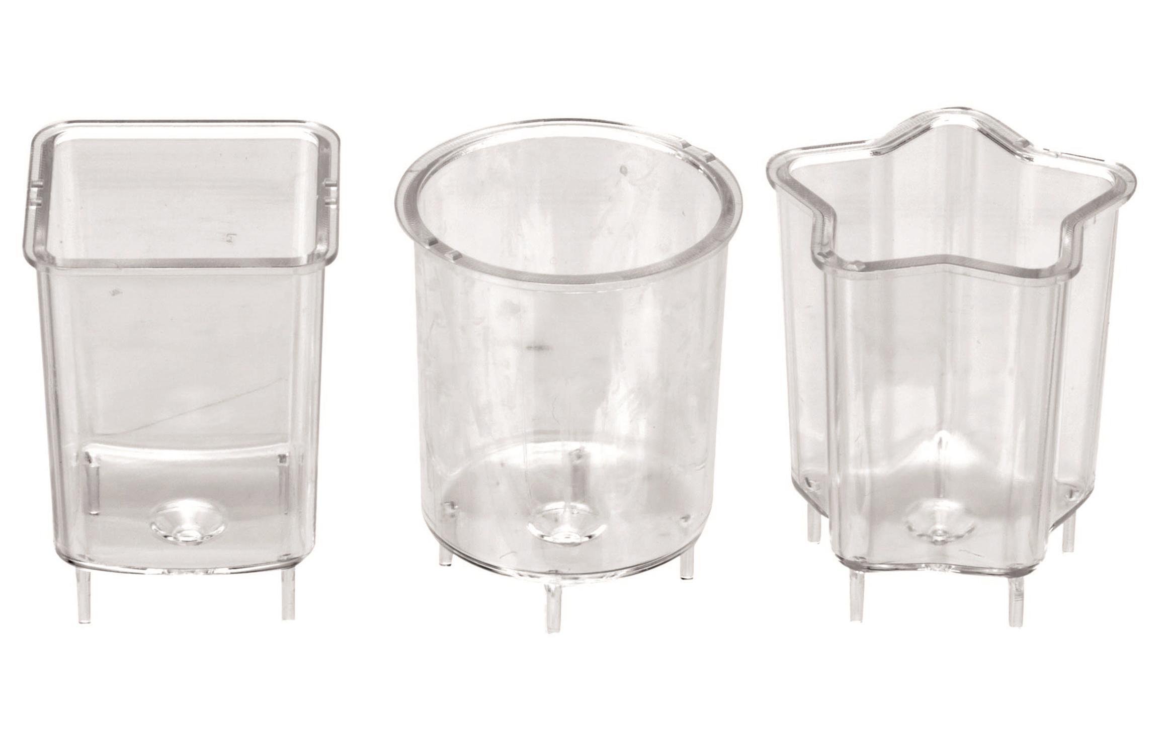 Kerzengiessform 3er Set3er-Set Kerzengiessformen, je 4 x 5 cm