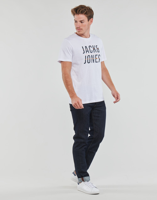 Jack & Jones - JJXILO TEE SS CREW NECK - Blanc