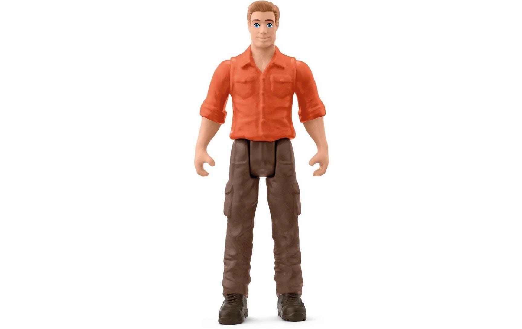 Spielfigurenset Farm World Waldbauer mit FahrzeugTraktor-Spielset mit 49 Teilen