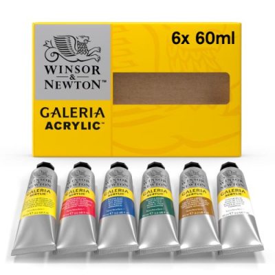 Winsor & Newton Galeria Acrylic Paint Set Of 6