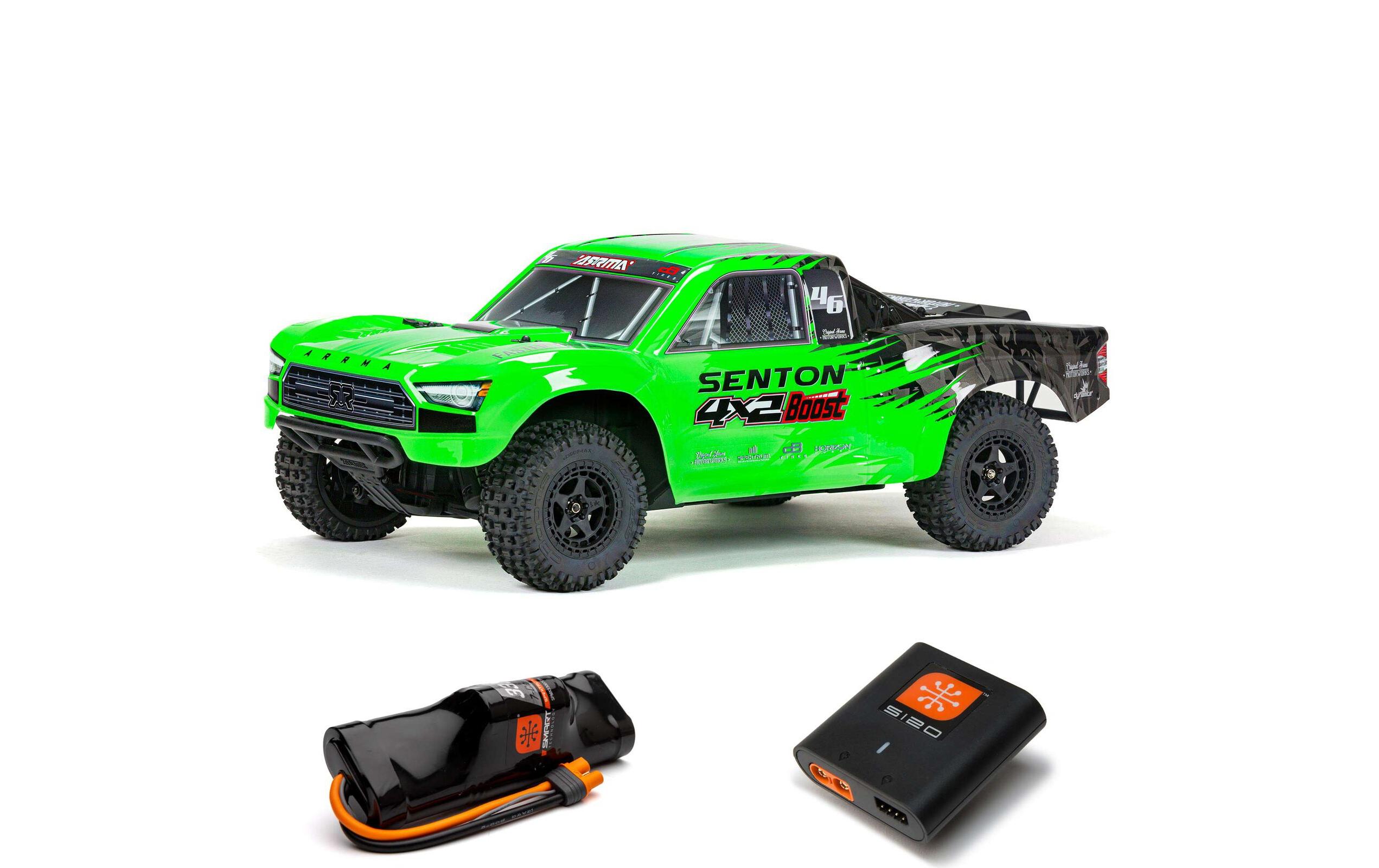 Short Course Truck Senton 4x2 Boost Mega, Grün RTR, 1:10<br>2WD Trophy Truck als RTR Komplettset