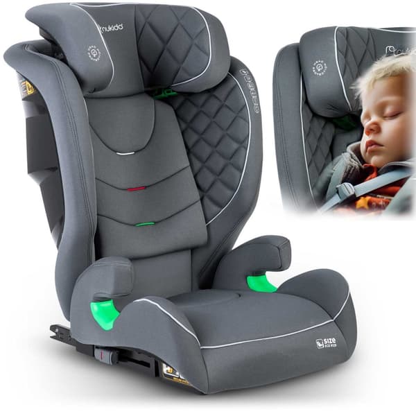 Bilstol Nukido Louis Grå 15-36 kg ISOFIX