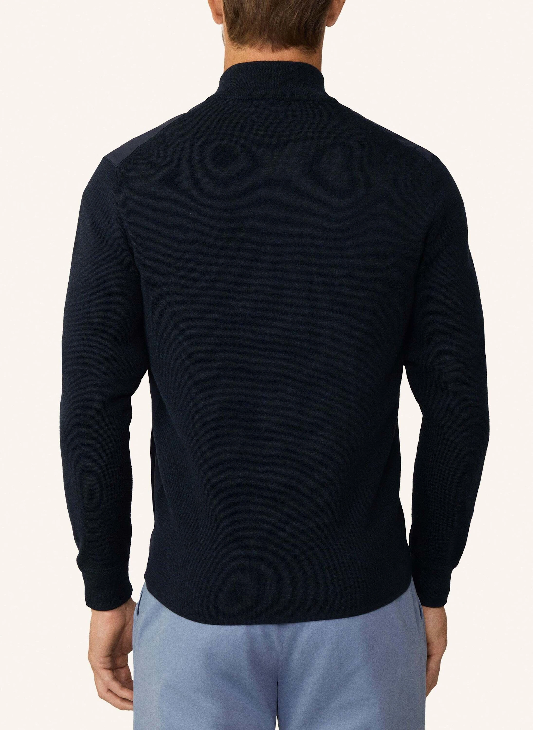 HACKETT LONDON KNIT NYLON FZIP HYB