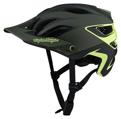 Casque Troy Lee Designs A3 Mips Uno Gla Vert / Noir
