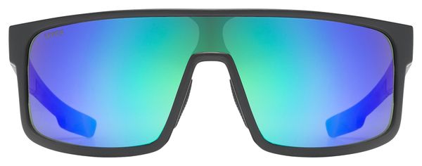 Lunettes Uvex LGL 51 Noir/Verres Miroir Vert
