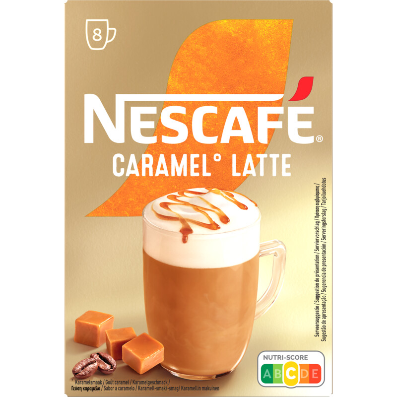 Nescafé Caramel latte oploskoffie