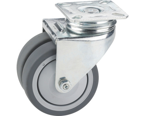 Tarrox transportmaterieel zwenkwiel, tot 100 kg, 75 x 101 x 25 mm
