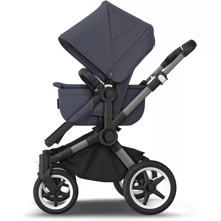 bugaboo Geschwisterwagen Donkey 5 Duo Complete GraphiteStormy Blue
