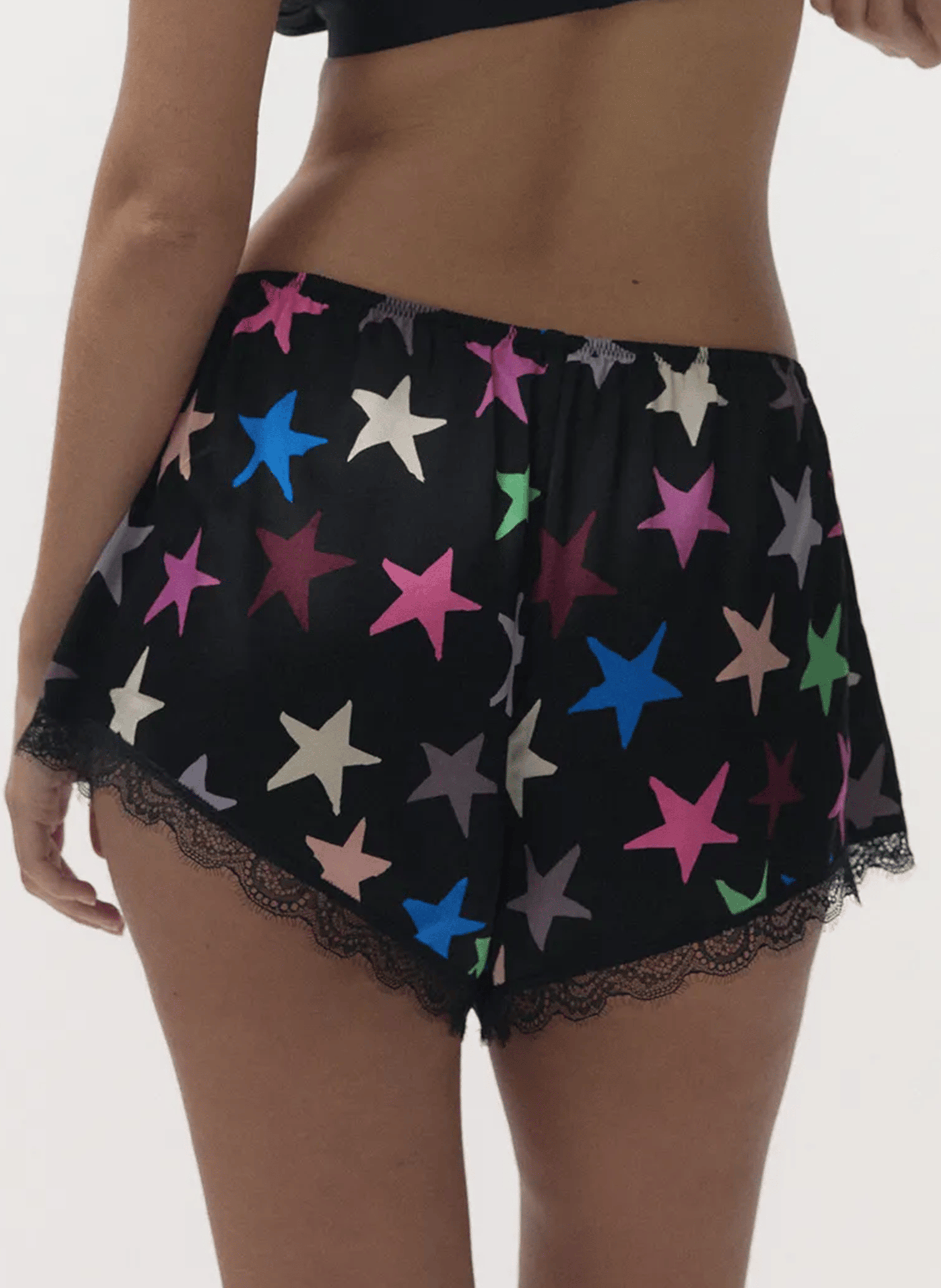 APOLLO - Short de pyjama imprimé | Noir