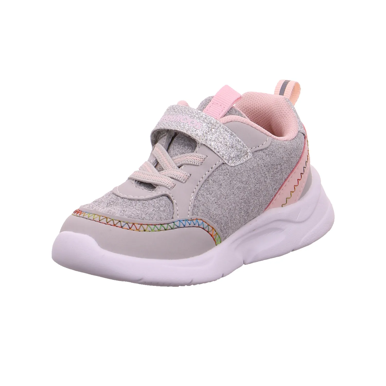 KANGAROOS Baby-Sport-Bottine Silber Textil  Sneaker
