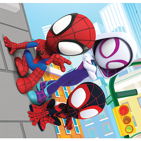 Spidey og hans utrolige venner puslespil - 3x48 brikker