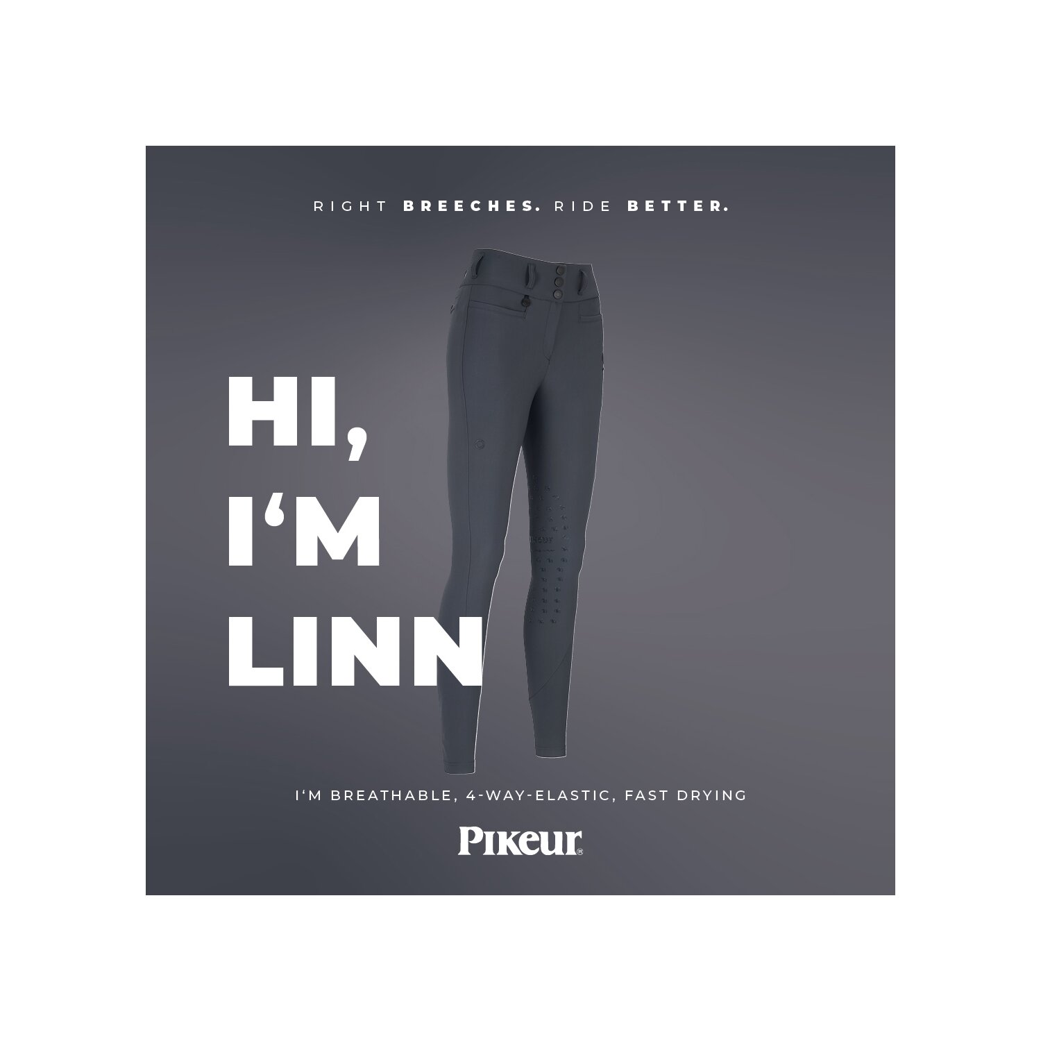 PIKEUR Linn SD Reithose - taupe