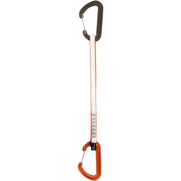 Dégaine escalade DMM PHANTOM QUICKDRAW 18 CM ORANGE/GRIS