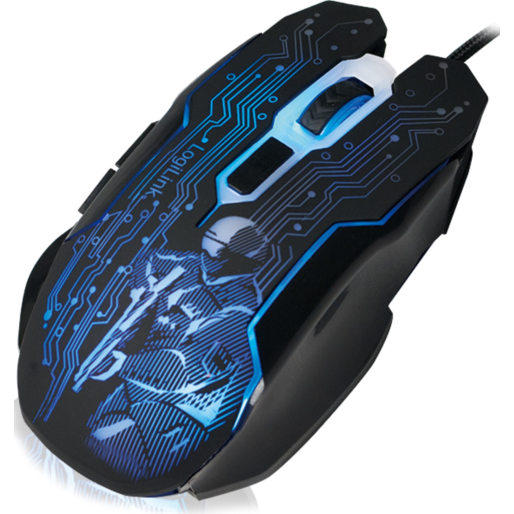 LogiLink ID0137 USB Gaming-Maus, 2400 dpi, Schwarz