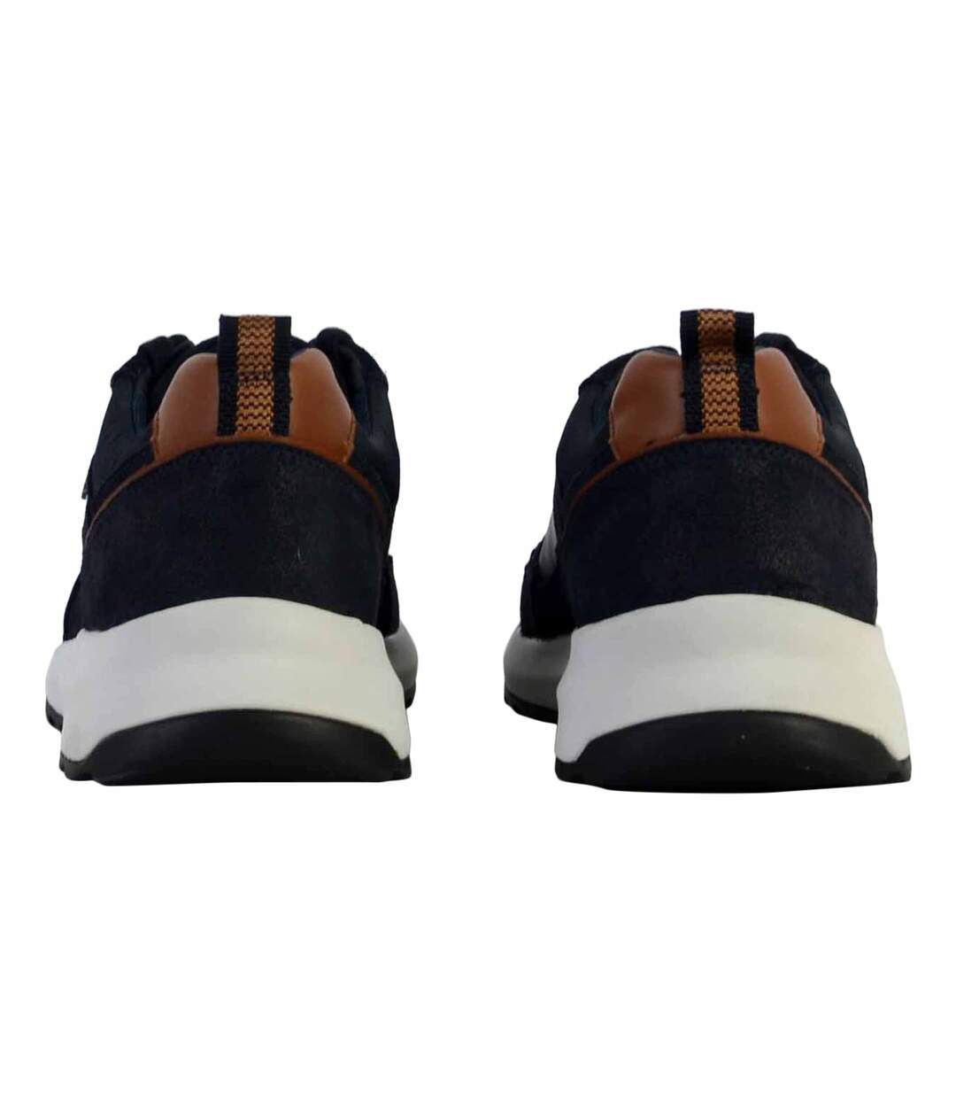 Basket Cuir Geox Titanio