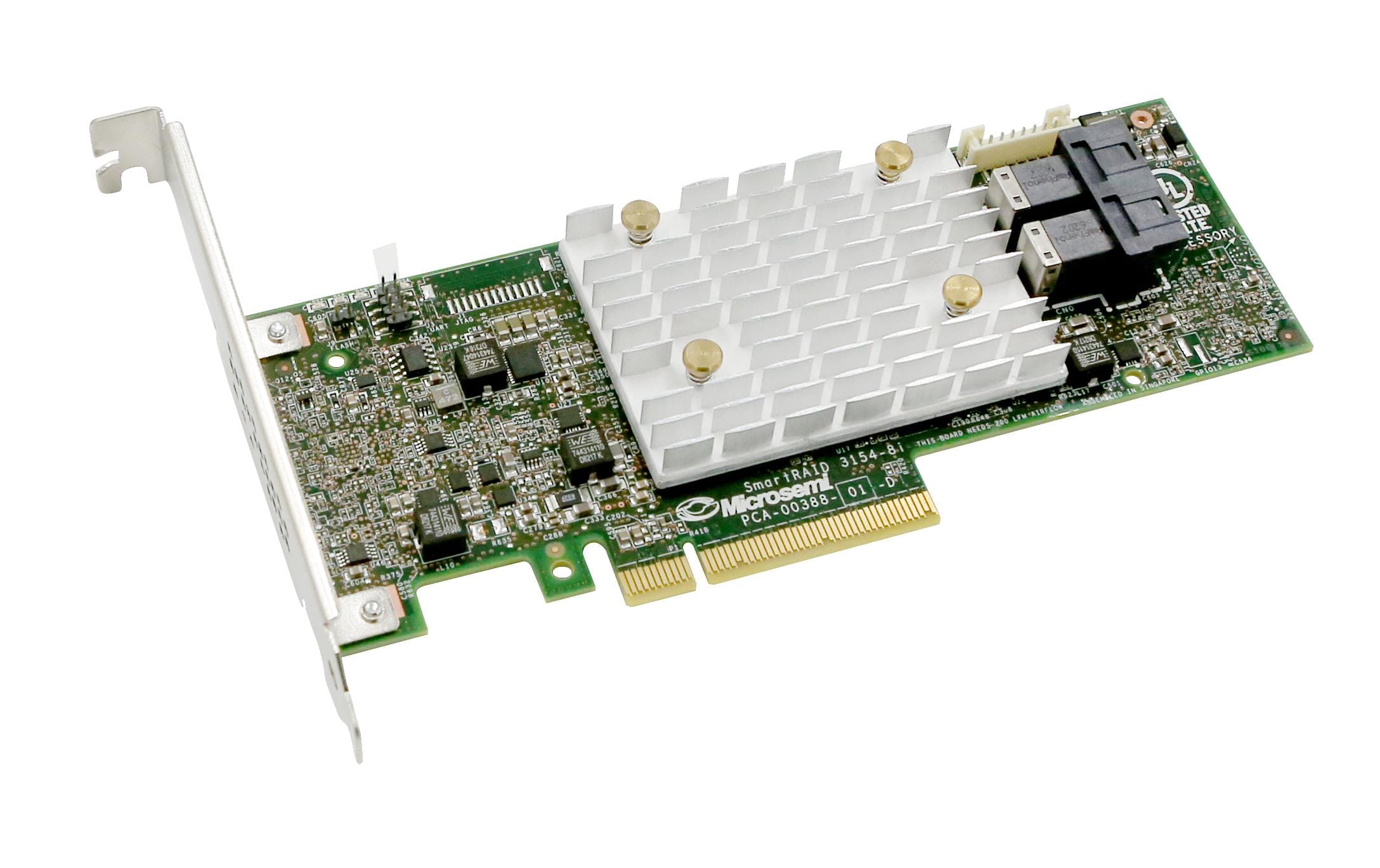 RAID-Controller 8 Port SATA3/SAS3 Smart-RAID 3154-8i<br>PCIe 3.0 SAS/SATA Hardware-RAID-Adapter mit 12 Gbps