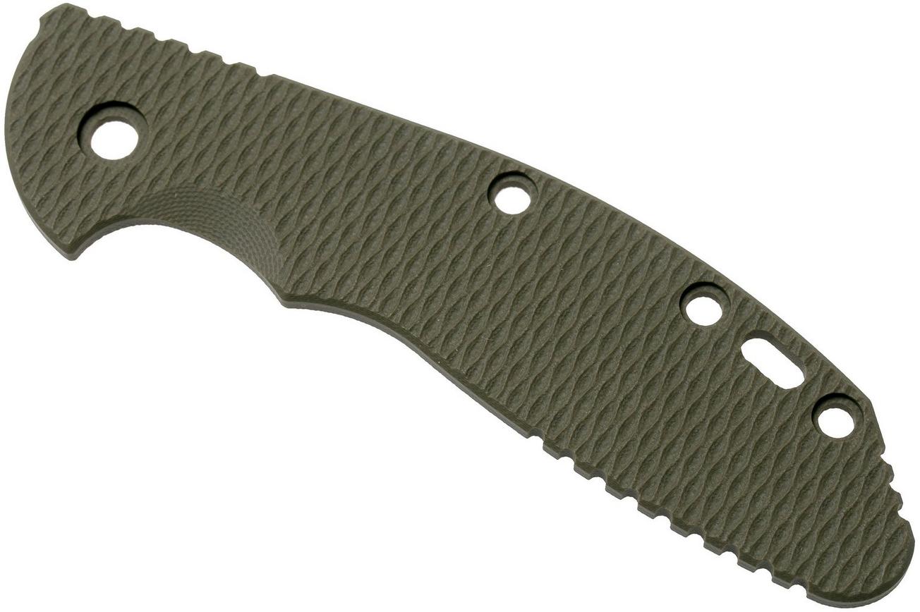 Rick Hinderer XM-24 4” greepschaal, OD-Green G10