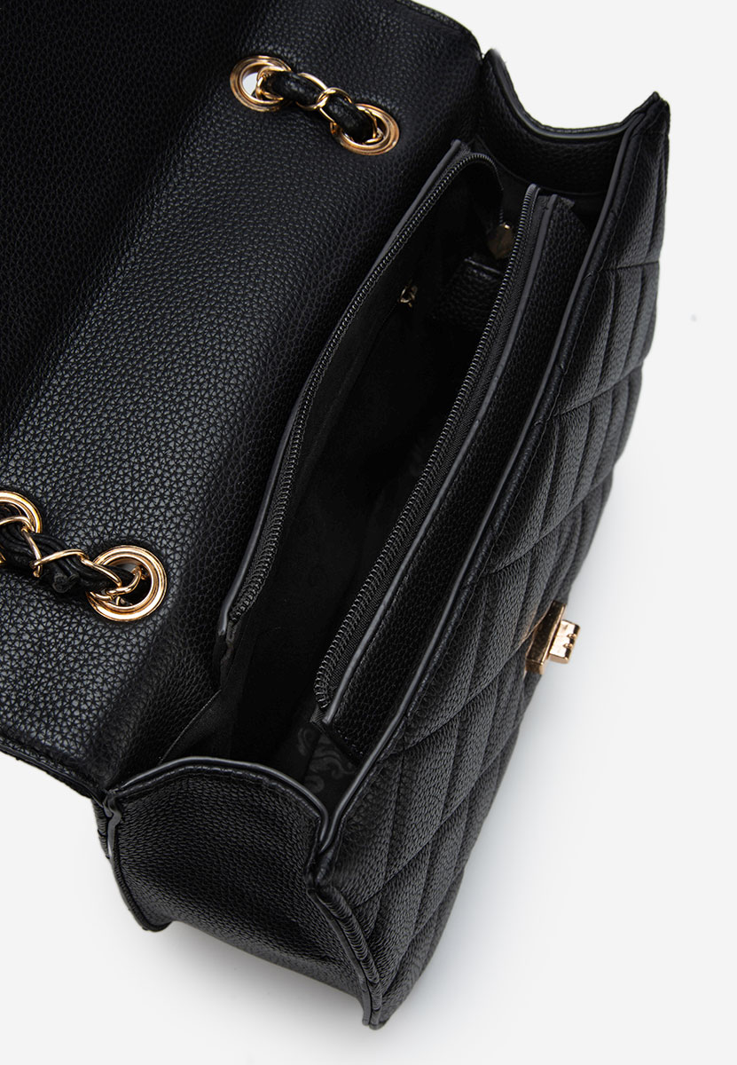 Sac bandoulière femme noire Ellodia V2