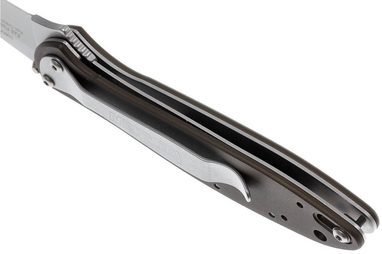 Kershaw Leek 1660OL plain edge, groen
