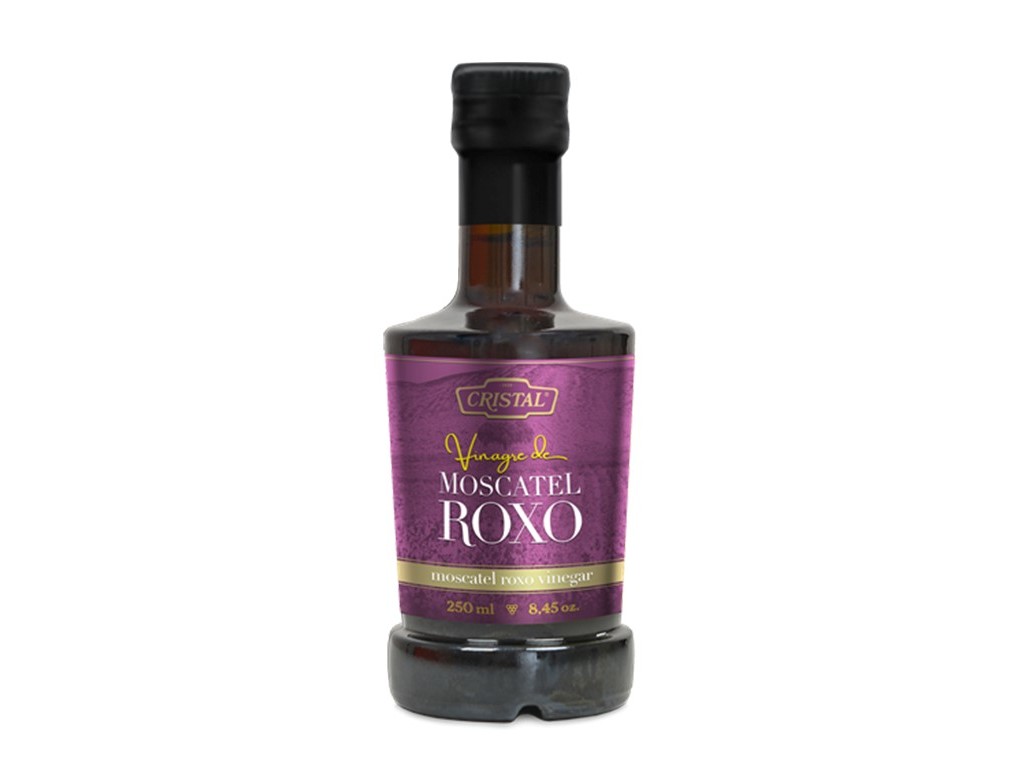 VINAGRE DE VINHO CRISTAL MOSCATEL ROXO 250ML