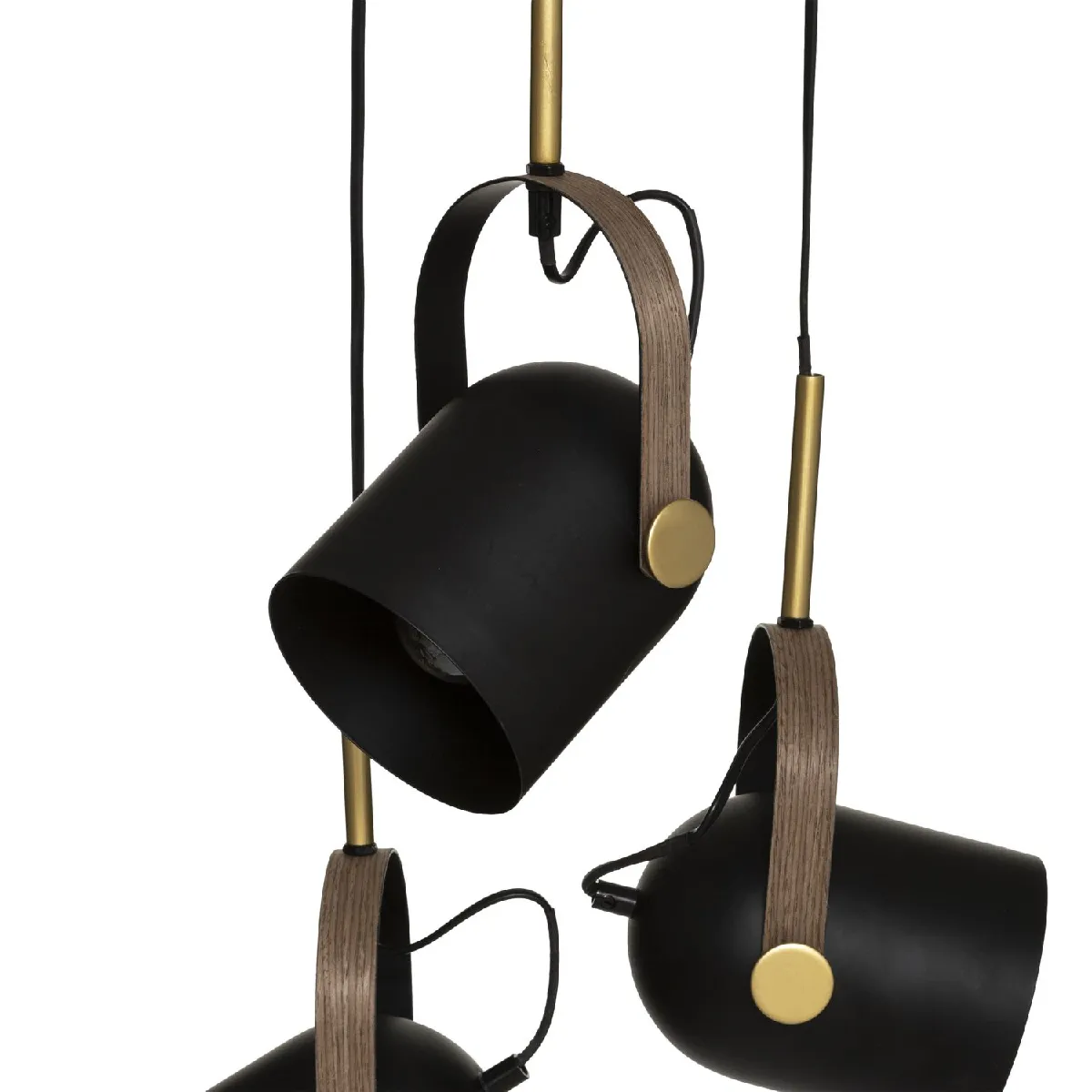 Atmosphera, Createur D'Interieur Atmosphera 3 Suspensions - Noir et Doré